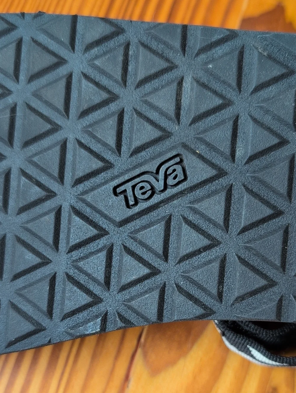 Teva Original Universal Black and White Strap Sport Sandals